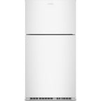  Amana 33-Inch, 21.3 Cu. Ft. Top-Freezer Refrigerator with Dual Crisper Drawers ARTX2021TW IMAGE 1
