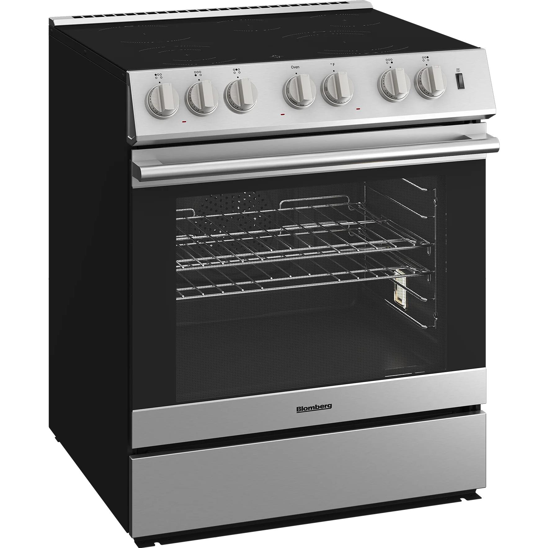  Blomberg 30-inch Slide-in Electric Range with Air Fry Technology BERC30524SS IMAGE 3