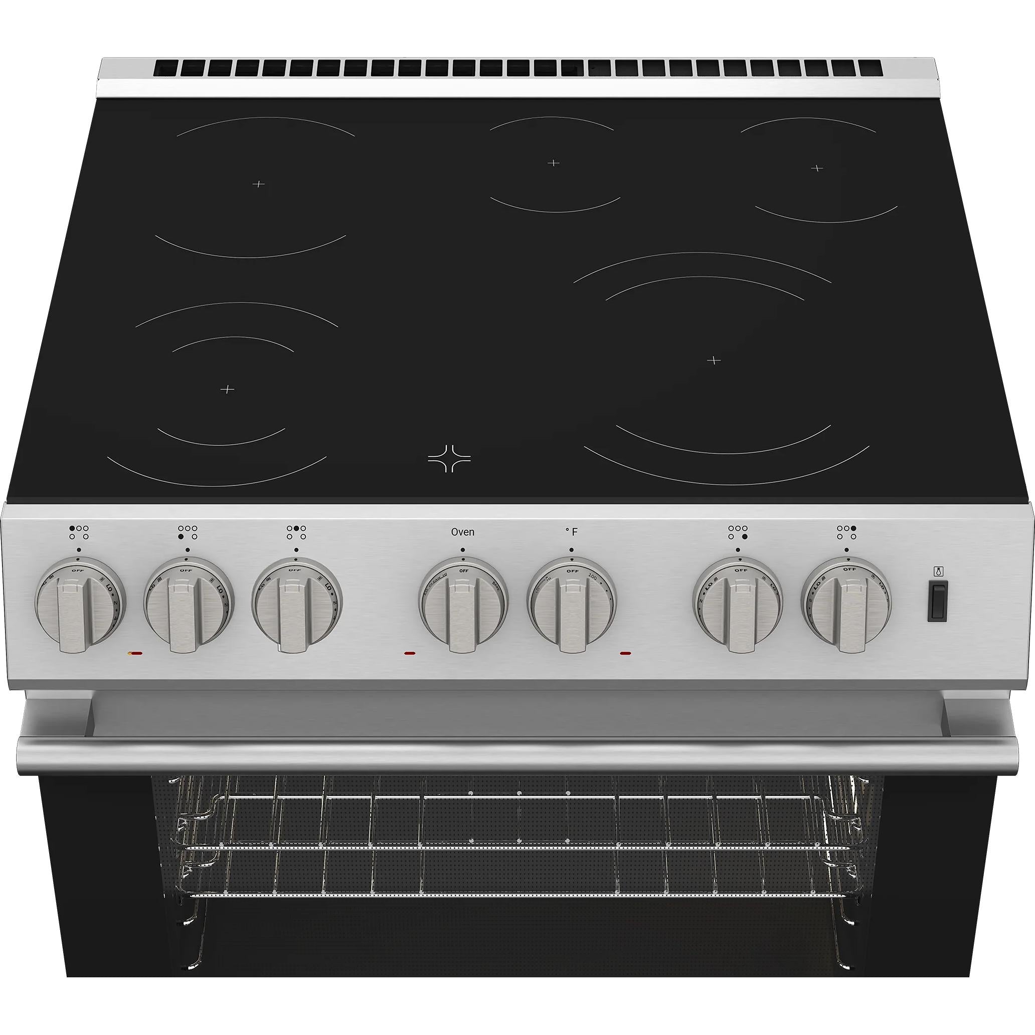  Blomberg 30-inch Slide-in Electric Range with Air Fry Technology BERC30524SS IMAGE 4