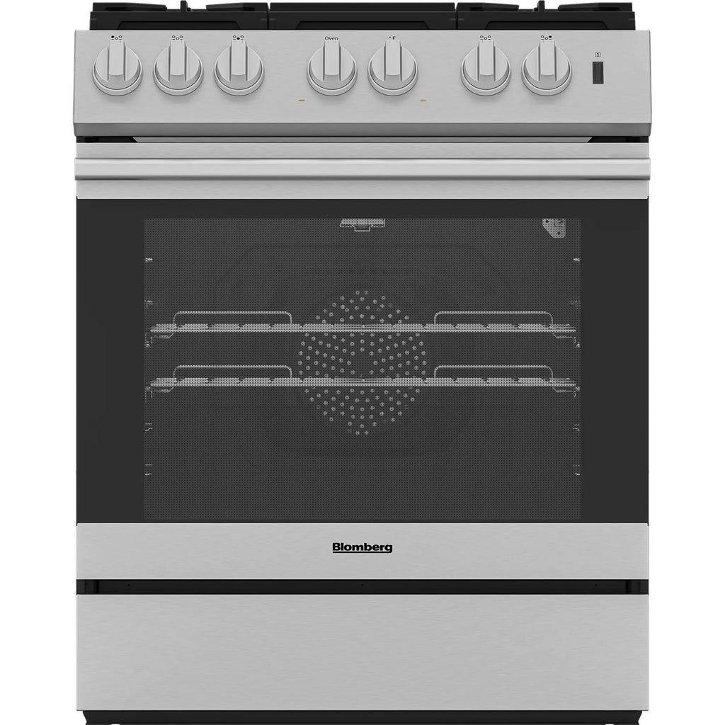  Blomberg 30-inch Slide-in Gas Range with True European convection Technology BGR30524SS IMAGE 1