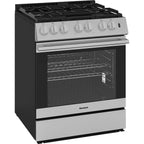  Blomberg 30-inch Slide-in Gas Range with True European convection Technology BGR30524SS IMAGE 2