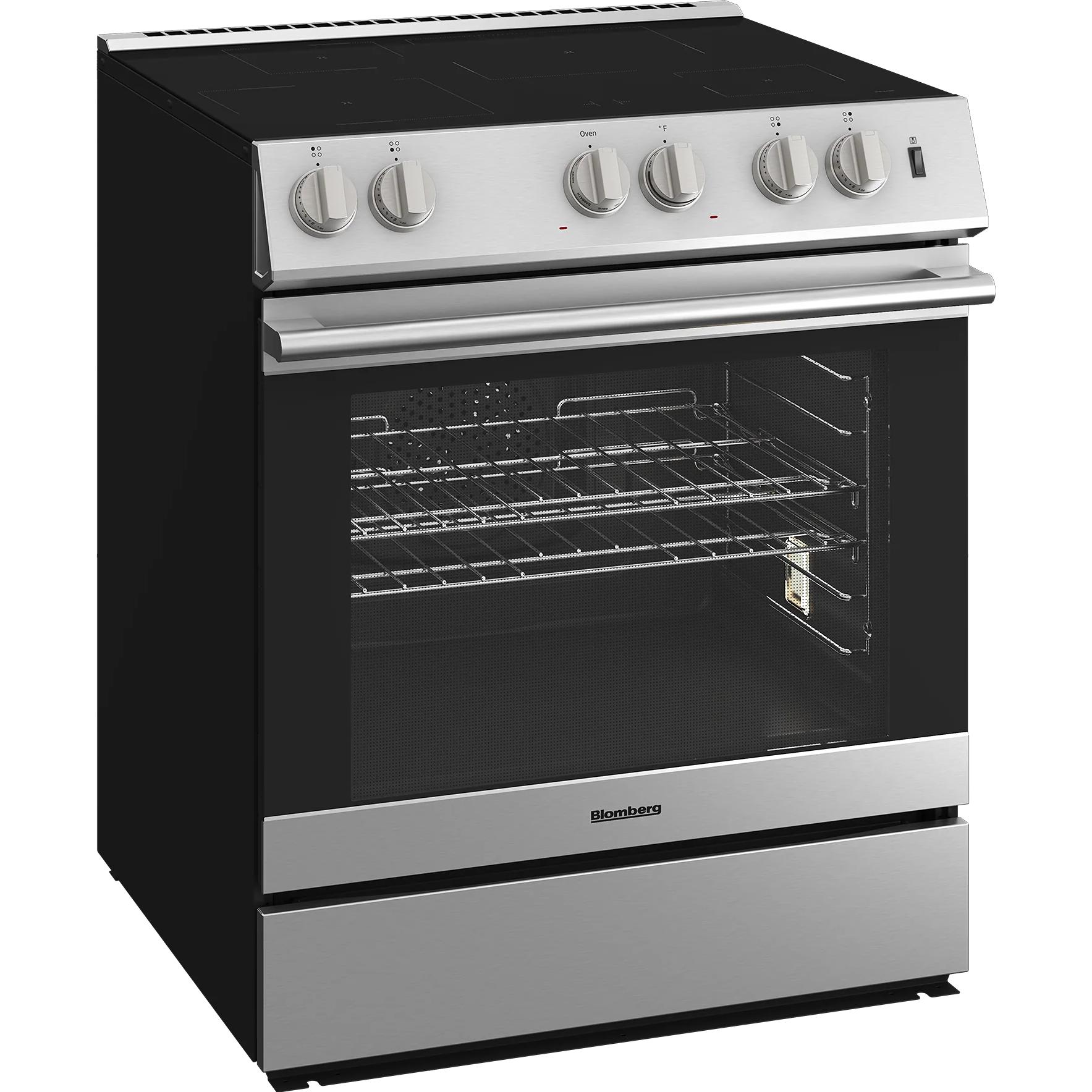  Blomberg 30-inch Slide-in Induction Range with True European Convection Technology BIR30424CSS IMAGE 3