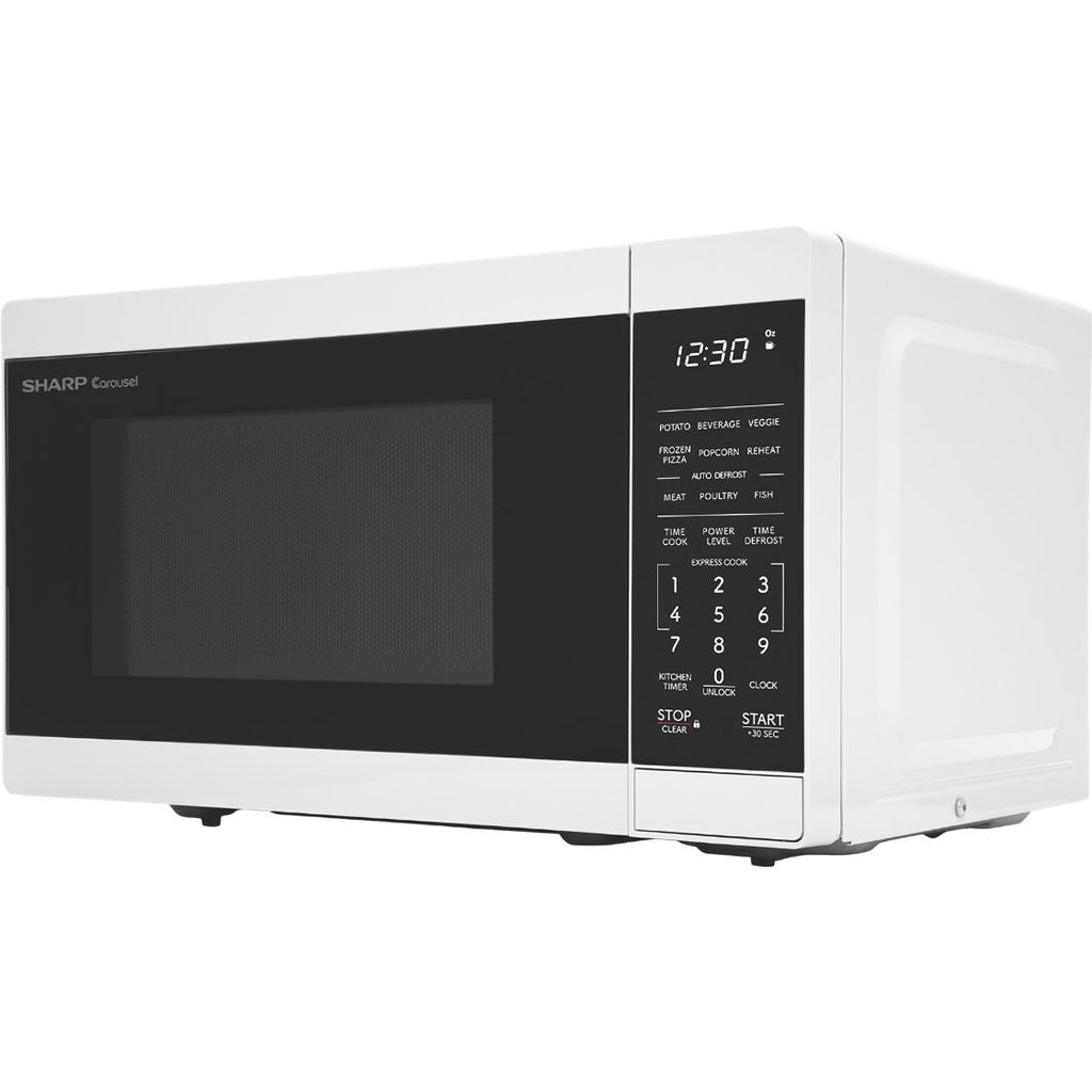  Sharp 0.7 cu. ft. Countertop Microwave Oven SMC0760KWC IMAGE 3