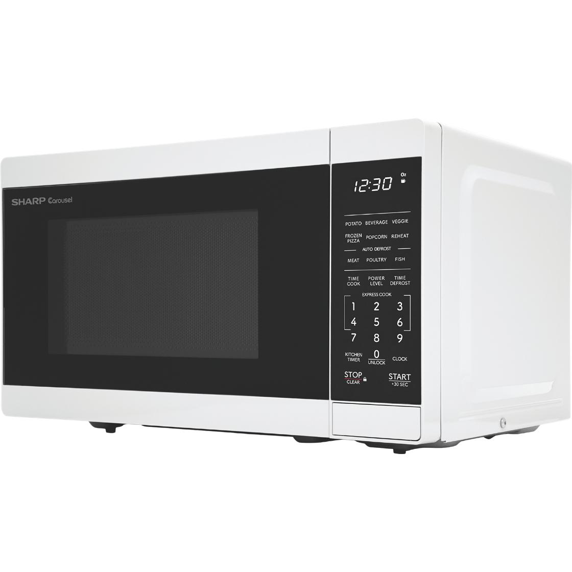 Sharp 0.7 cu. ft. Countertop Microwave Oven SMC0760KWC IMAGE 3