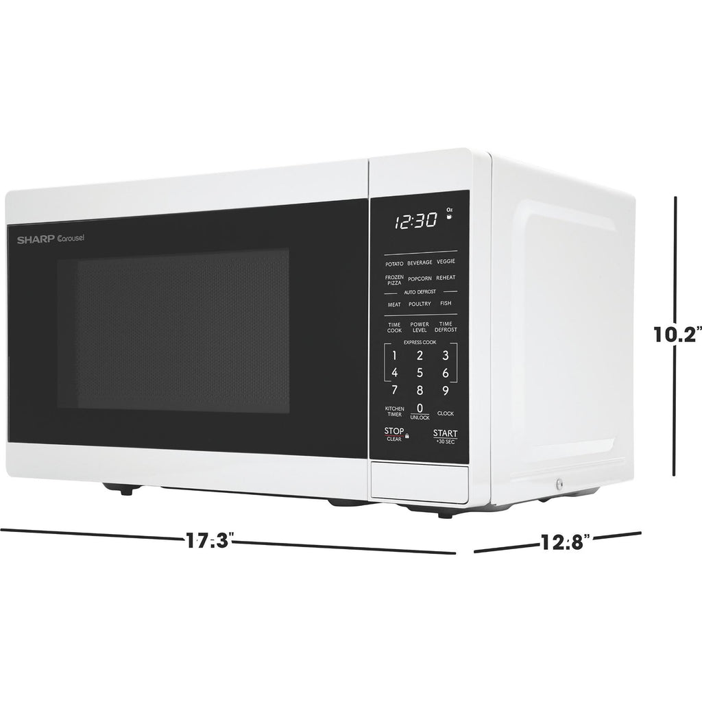  Sharp 0.7 cu. ft. Countertop Microwave Oven SMC0760KWC IMAGE 7