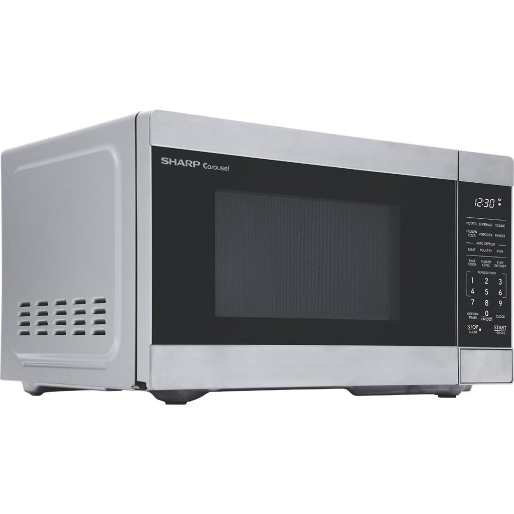  Sharp 0.7 cu. ft. Countertop Microwave Oven SMC0762KSC IMAGE 2