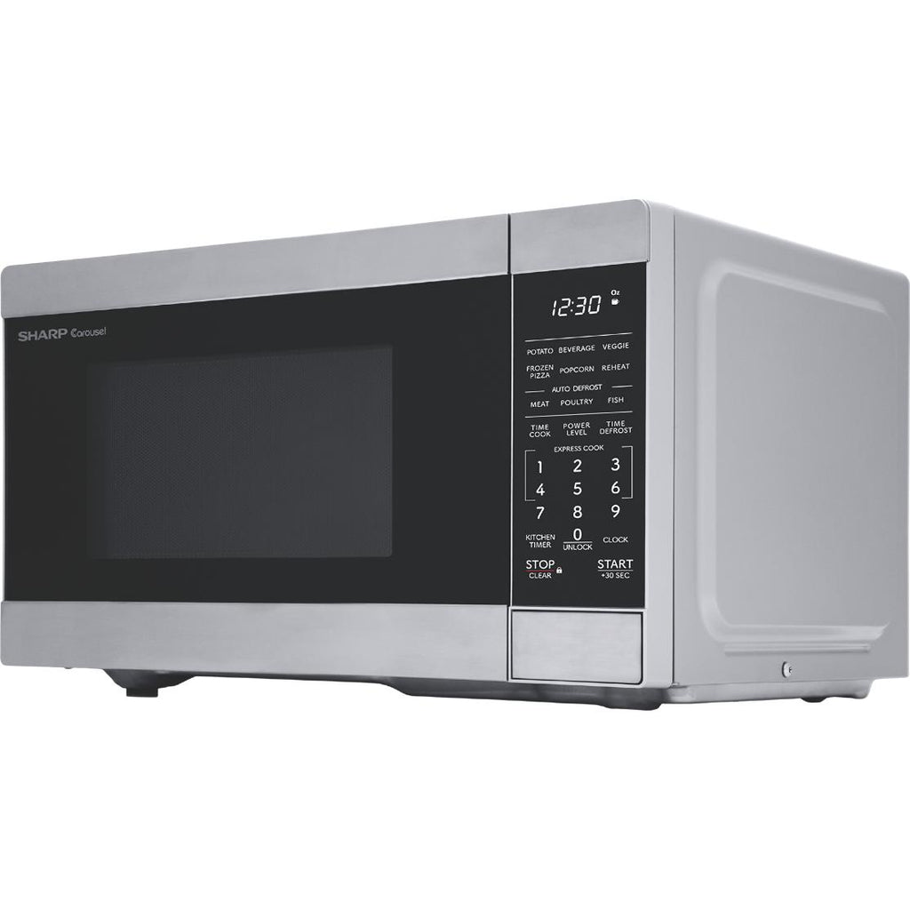  Sharp 0.7 cu. ft. Countertop Microwave Oven SMC0762KSC IMAGE 3