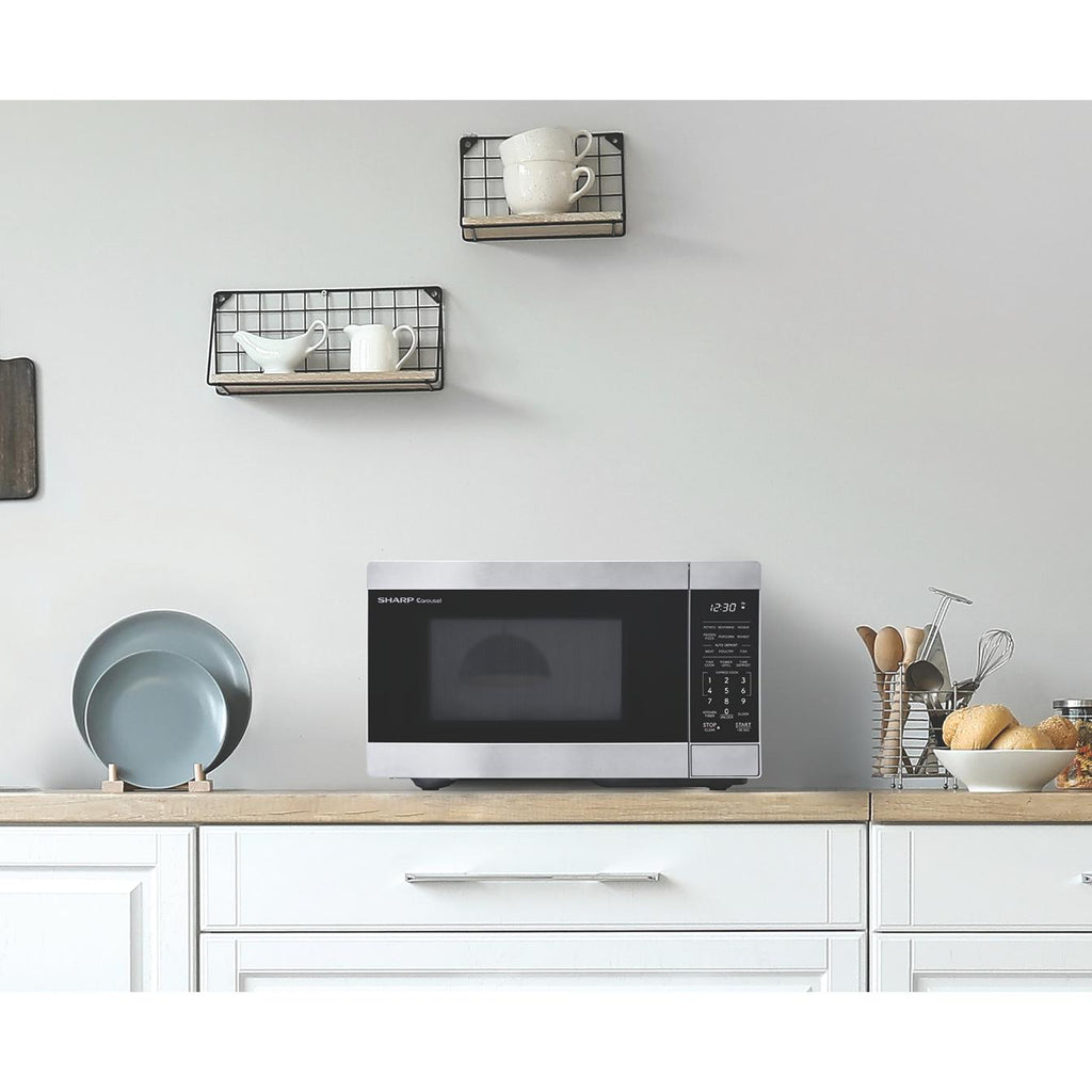  Sharp 0.7 cu. ft. Countertop Microwave Oven SMC0762KSC IMAGE 6