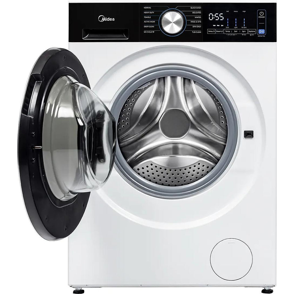  Midea 3.1 Cu. Ft. Front Load Compact Washing Machine with PowerMix™ MLHW31S2BBW IMAGE 4