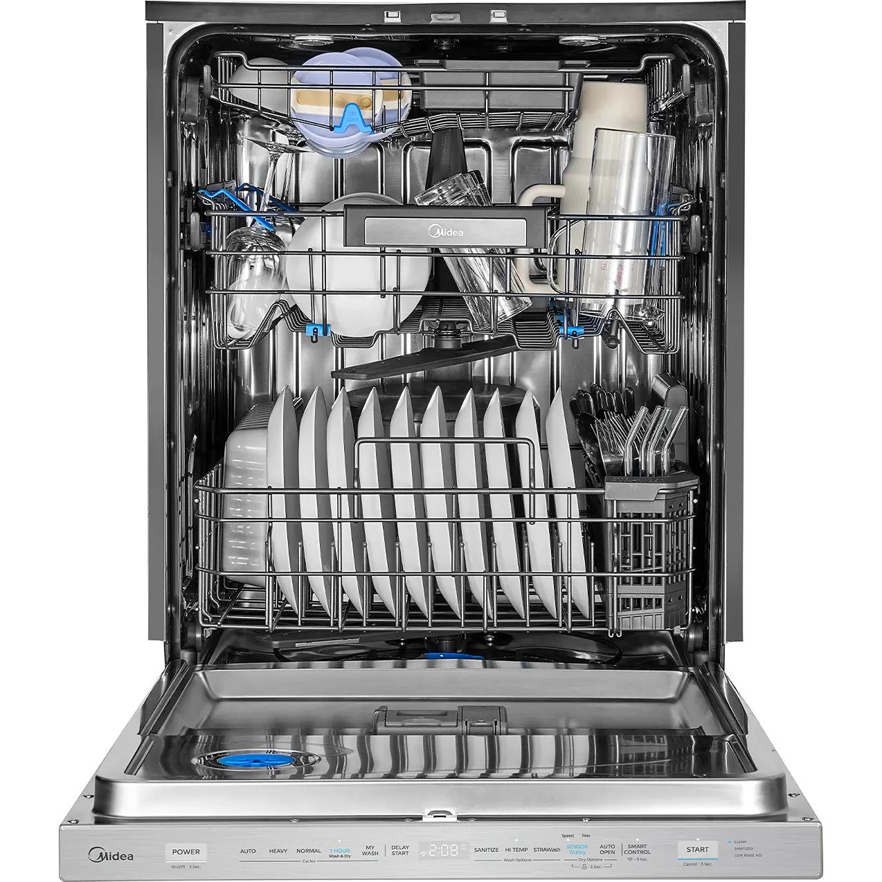  Midea Built-In Top Control Dishwasher MDT24P7CST IMAGE 3