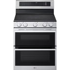  LG 30-inch, 7.3 cu. ft. Smart Electric Double Oven Freestanding Range with ProBake Convection® LDEL7324YE IMAGE 1