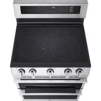  LG 30-inch, 7.3 cu. ft. Smart Electric Double Oven Freestanding Range with ProBake Convection® LDEL7324YE IMAGE 2