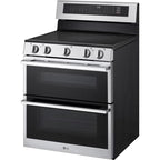  LG 30-inch, 7.3 cu. ft. Smart Electric Double Oven Freestanding Range with ProBake Convection® LDEL7324YE IMAGE 4