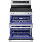  LG 30-inch, 7.3 cu. ft. Smart Electric Double Oven Freestanding Range with ProBake Convection® LDEL7324YE IMAGE 6