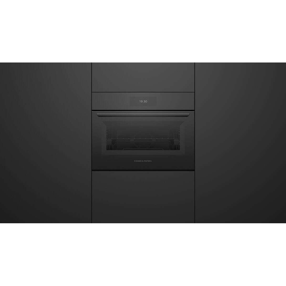  Fisher & Paykel 24-inch, 1.9 cu. ft. Combi-Steam Built-in Wall Oven with AeroTech™ Technology OS24NAMHUB5 IMAGE 3
