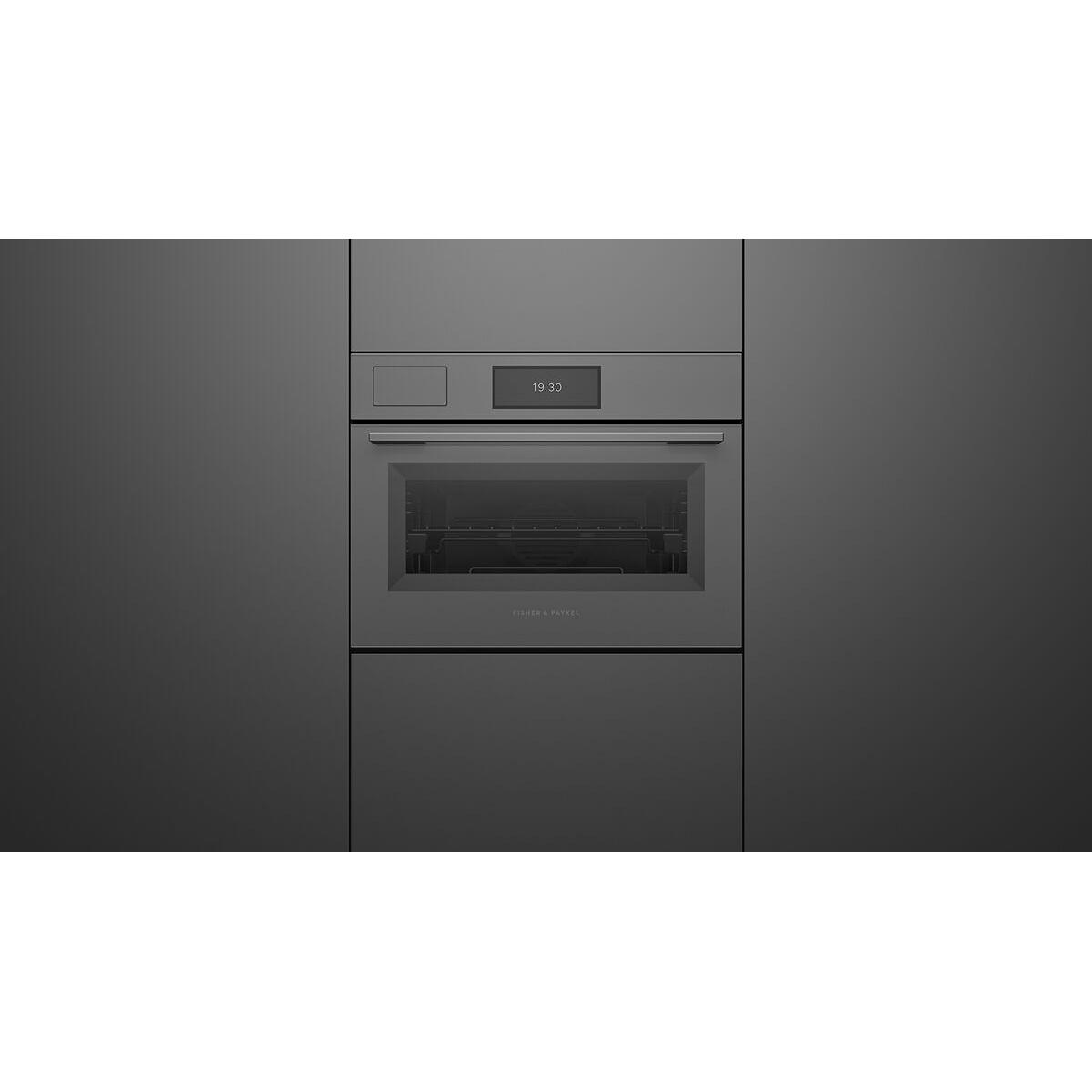  Fisher & Paykel 24-inch, 1.9 cu. ft. Built-in Combi-Steam Wall Oven with Convection Technology OS24NAMVUG5 IMAGE 3