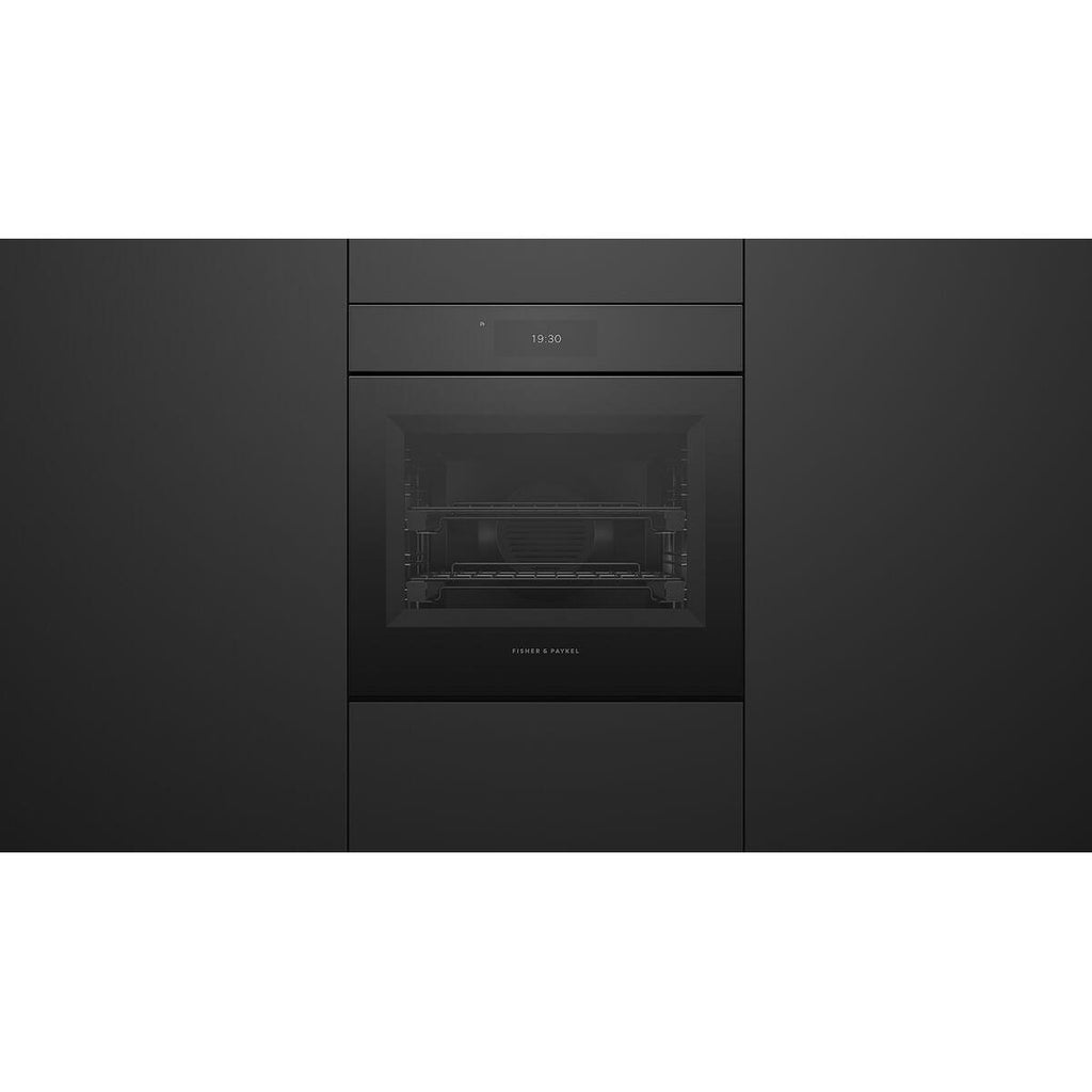  Fisher & Paykel 24-inch, 3 cu. ft. Combi-Steam Built-in Wall Oven with AeroTech™ Technology OS24SAMHUNB5 IMAGE 3