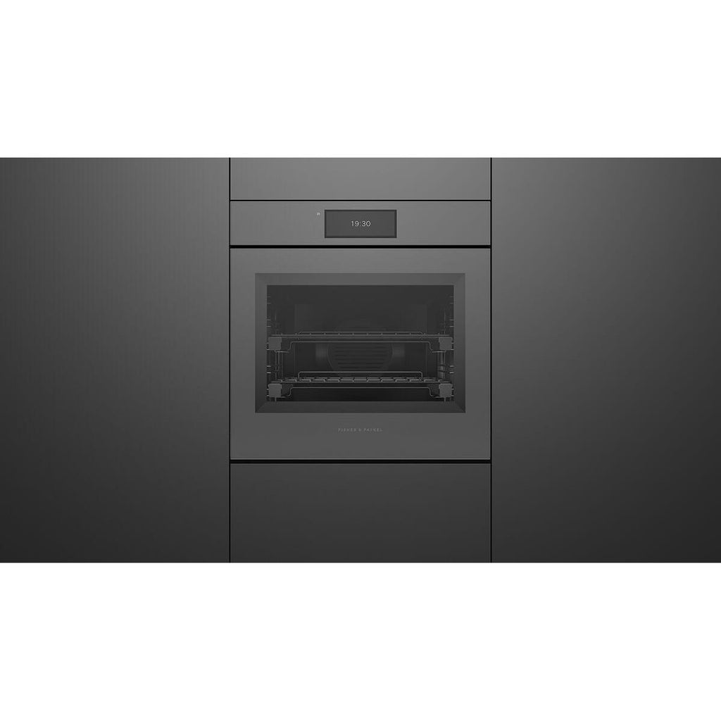  Fisher & Paykel 24-inch, 3 cu. ft. Combi-Steam Built-in Wall Oven with AeroTech™ Technology OS24SAMHUNG5 IMAGE 3
