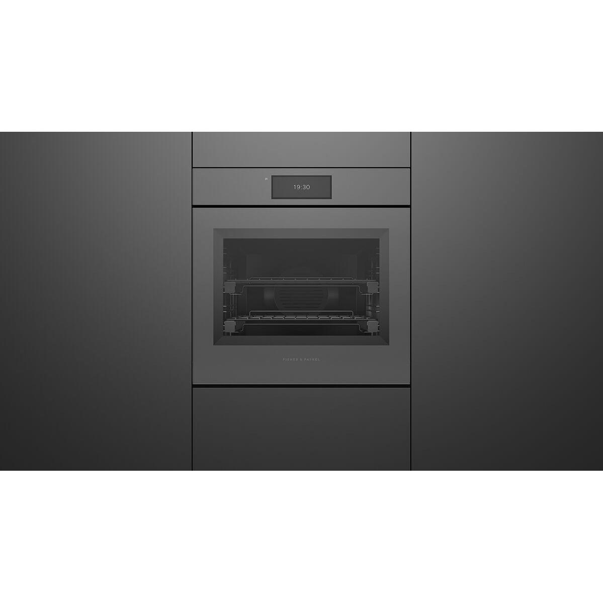  Fisher & Paykel 24-inch, 3 cu. ft. Combi-Steam Built-in Wall Oven with AeroTech™ Technology OS24SAMHUNG5 IMAGE 3