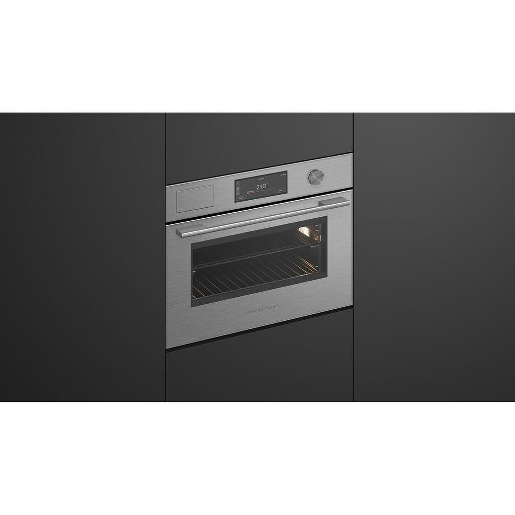  Fisher & Paykel 24-inch, 1.9 cu. ft. Built-in Combi Steam Wall Oven with AeroTech™ Technology OS24NACVUDX5 IMAGE 3