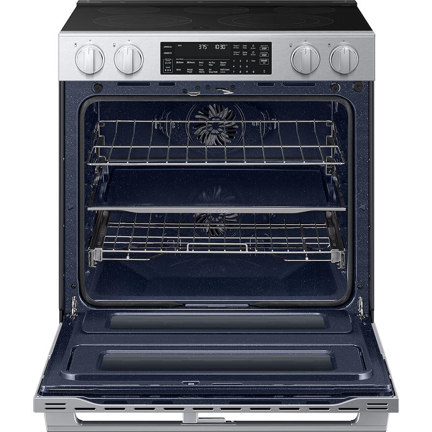  Samsung 30-inch Slide-in Electric Range with True Convection with Air Fry Max NSE90H63DRAC IMAGE 2