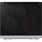  Samsung 30-inch Slide-in Electric Range with True Convection with Air Fry Max NSE90H63DRAC IMAGE 3