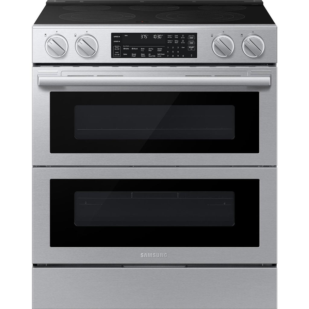  Samsung 30-inch Slide-in Electric Range with True Convection with Air Fry Max NSE90H63DRAC IMAGE 4