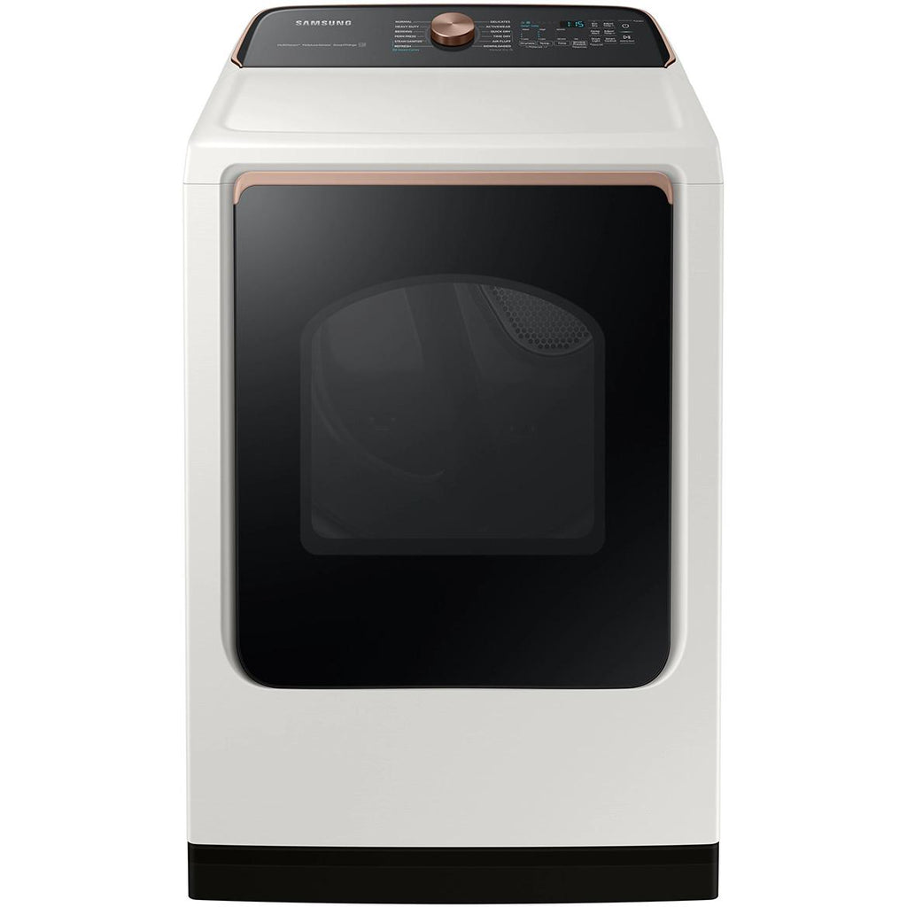  Samsung 7.4 cu. ft. Electric Dryer with Steam Sanitize+ DVE55A7300E/AC IMAGE 1