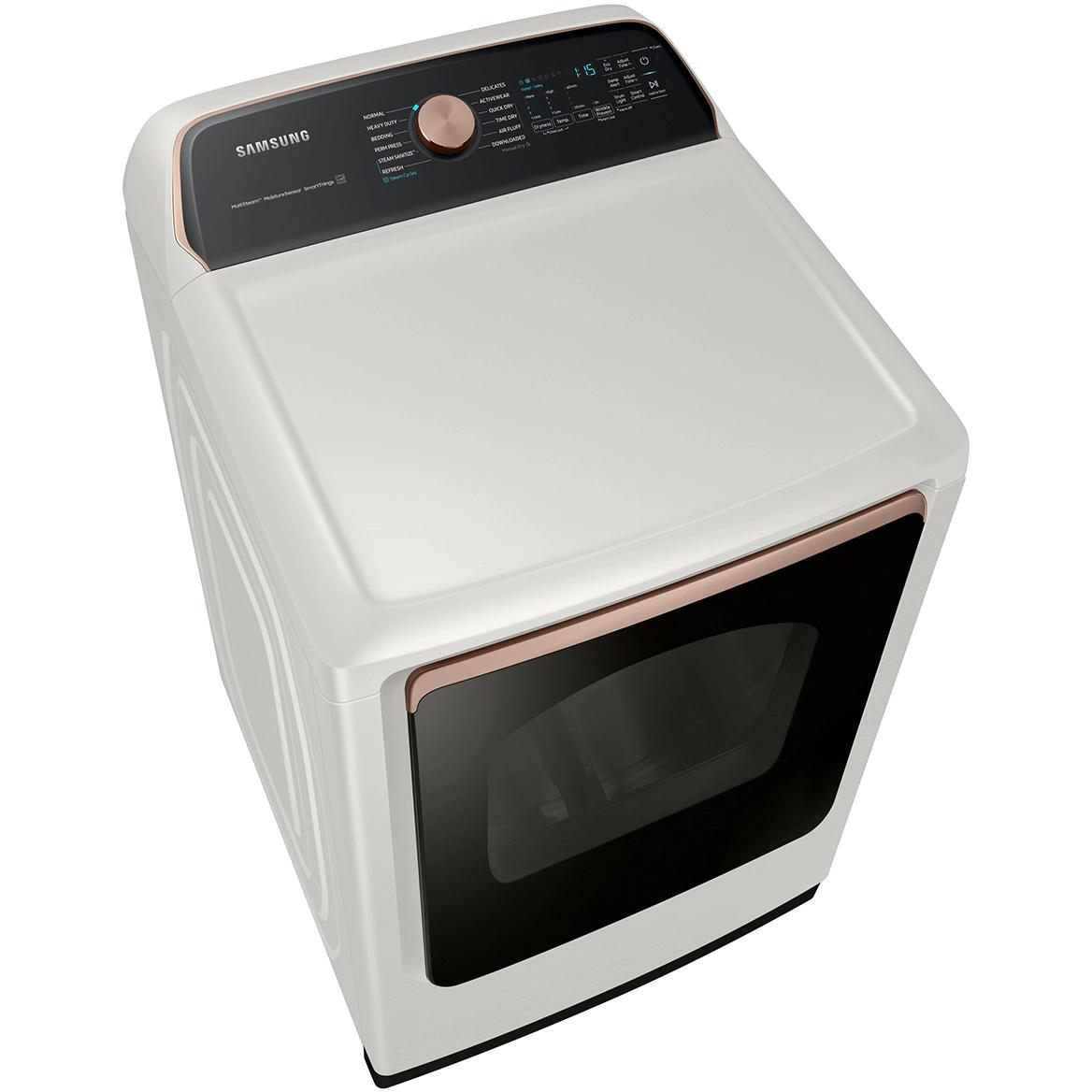  Samsung 7.4 cu. ft. Electric Dryer with Steam Sanitize+ DVE55A7300E/AC IMAGE 4