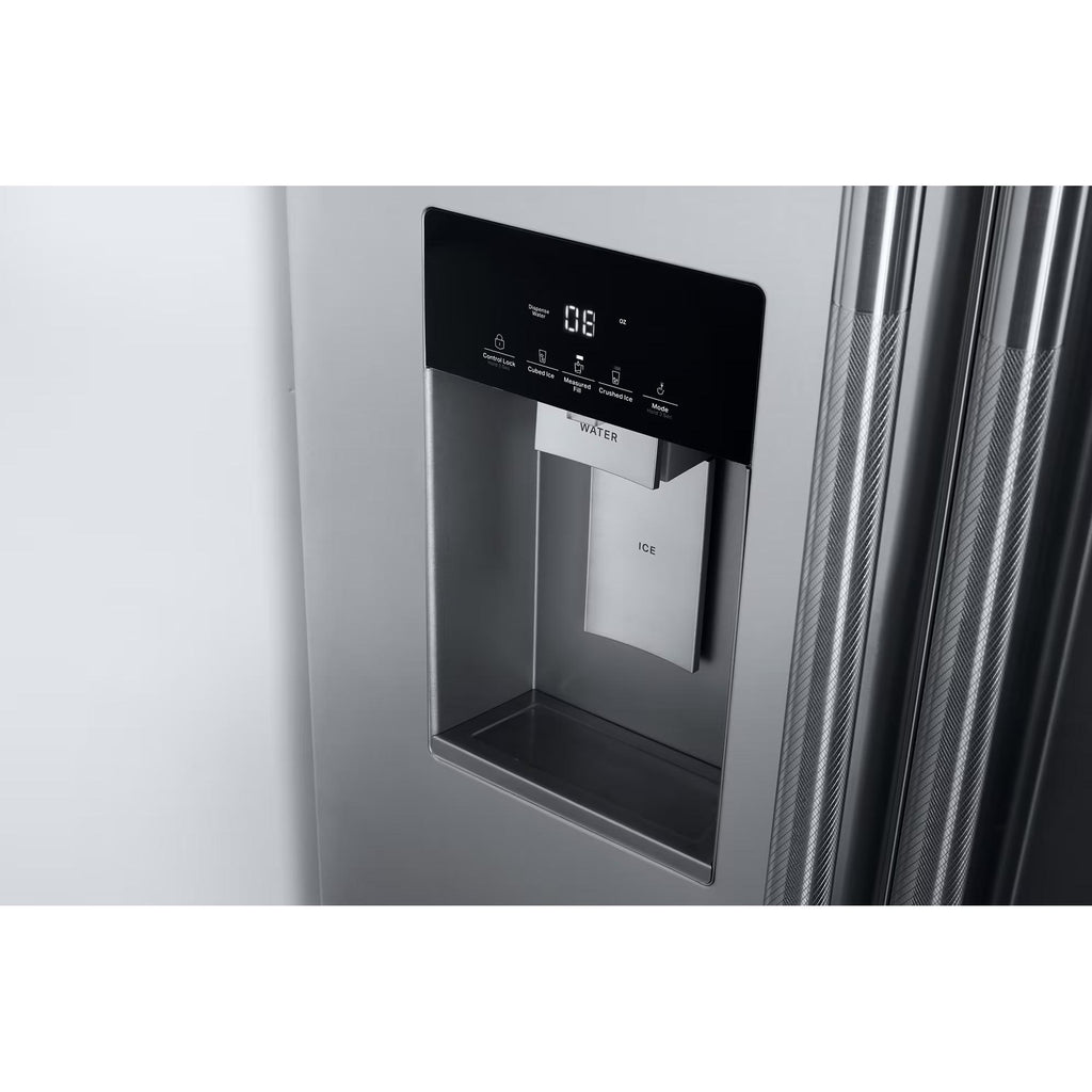  JennAir 36-inch, 23.84 cu. ft. Counter-Depth French 3-Door Refrigerator with Water and Ice Dispensing System JFFCCE72SL IMAGE 4