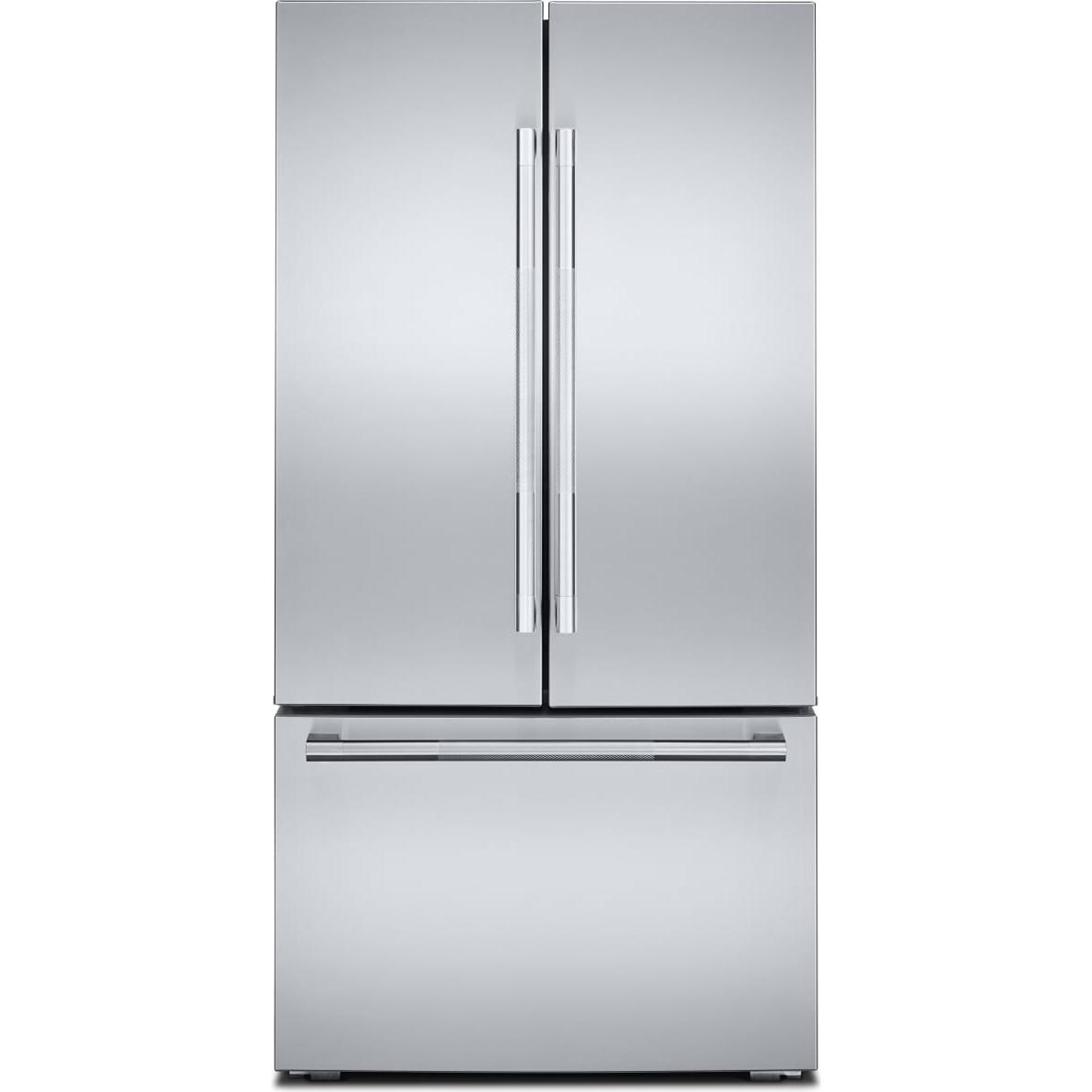  JennAir 36-inch, 24.8 cu. ft. Counter-Depth French 3-Door Refrigerator with Internal Water Dispenser JFFCCI72SL IMAGE 1