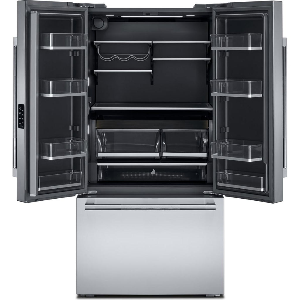  JennAir 36-inch, 24.8 cu. ft. Counter-Depth French 3-Door Refrigerator with Internal Water Dispenser JFFCCI72SL IMAGE 2
