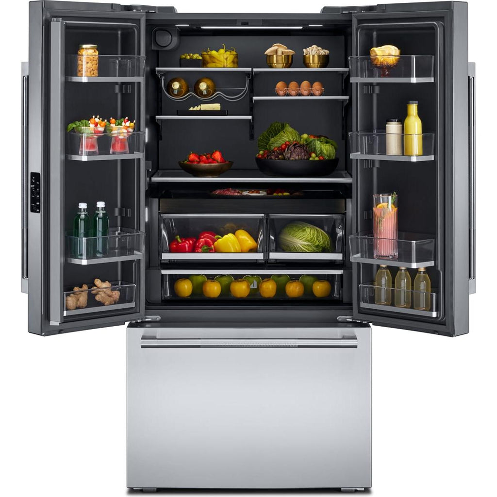  JennAir 36-inch, 24.8 cu. ft. Counter-Depth French 3-Door Refrigerator with Internal Water Dispenser JFFCCI72SL IMAGE 3