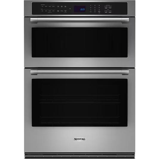  Maytag 30-inch, 6.4 cu. ft. Built-in Combination Wall Oven with Microwave Oven and EvenAir™ True Convection Technology MOEC4030TZ IMAGE 1