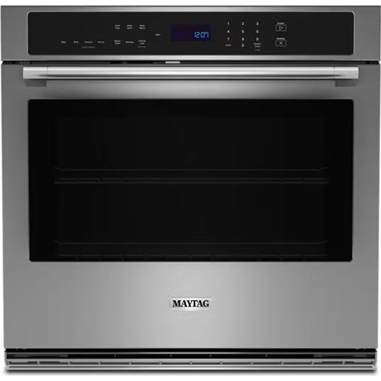  Maytag 30-inch, 5 cu. ft. Built-in Single Wall Oven with EvenAir™ True Convection Technology MOES4030TZ IMAGE 1