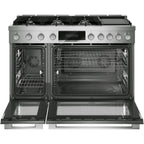  Bosch 800 Series 48-inch Freestanding Dual-Fuel Range with Griddle HDS8857UC IMAGE 2