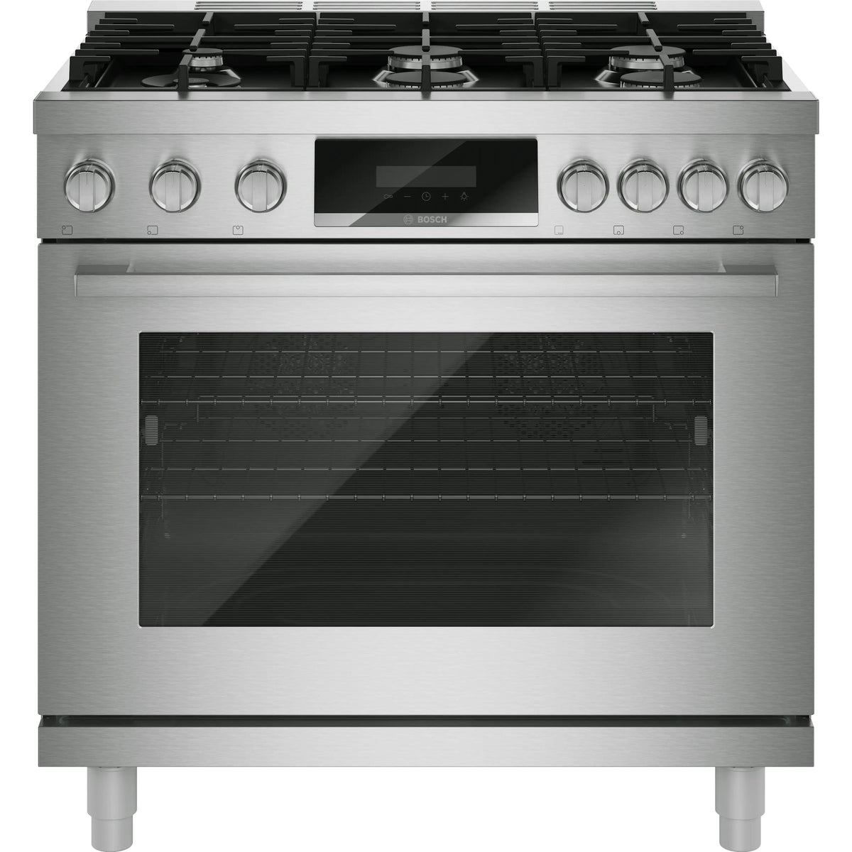  Bosch 800 Series 36-inch Freestanding Gas Range with 6 Burners HGS8657UC IMAGE 1