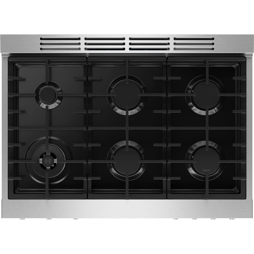  Bosch 800 Series 36-inch Freestanding Gas Range with 6 Burners HGS8657UC IMAGE 5