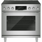 Bosch 800 Series 36-inch Freestanding Induction Range with 5 Elements HIS8657C IMAGE 1