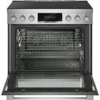  Bosch 800 Series 36-inch Freestanding Induction Range with 5 Elements HIS8657C IMAGE 2