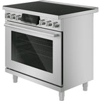  Bosch 800 Series 36-inch Freestanding Induction Range with 5 Elements HIS8657C IMAGE 4