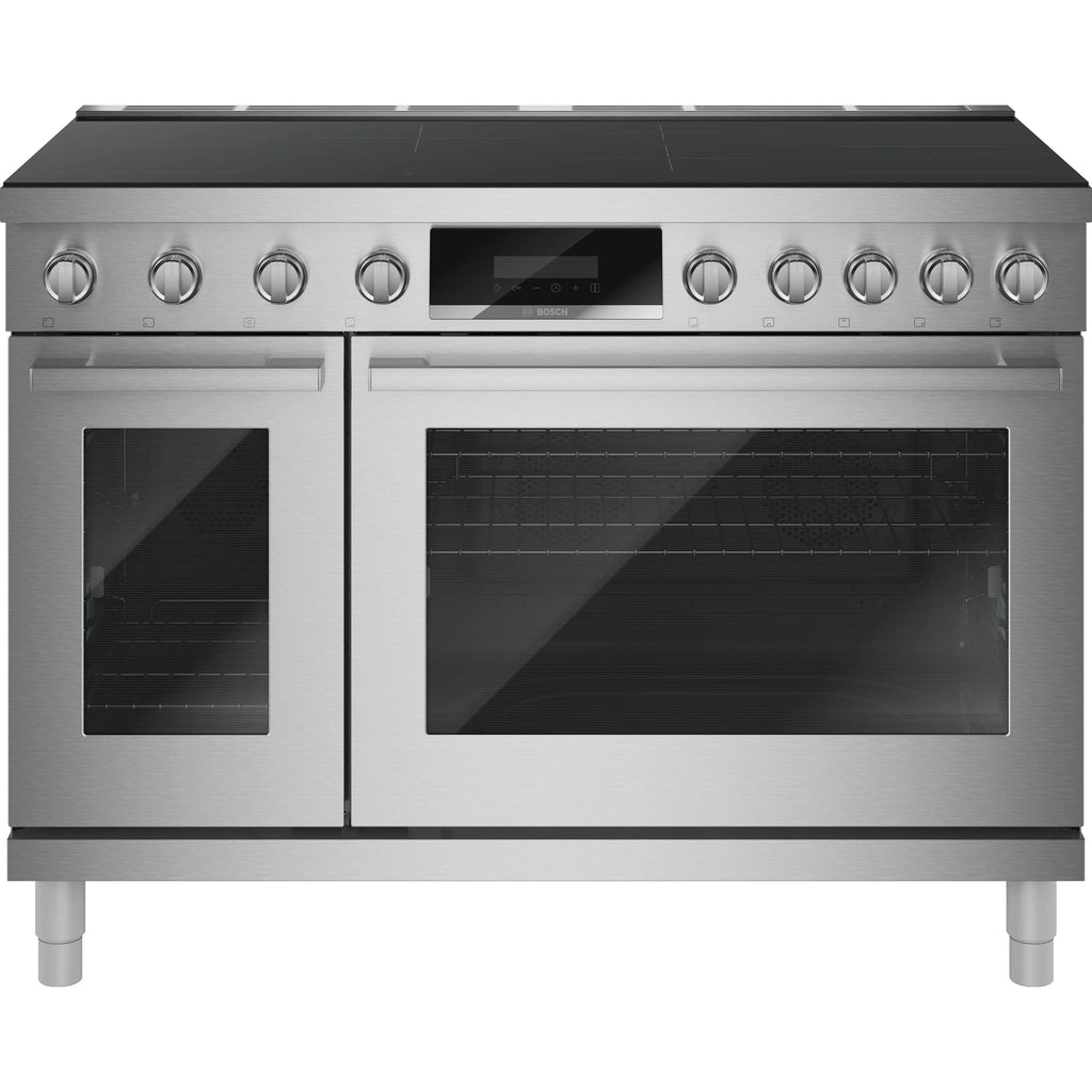  Bosch 800 Series 36-inch Freestanding Induction Range with 7 Elements HIS8857UC IMAGE 1