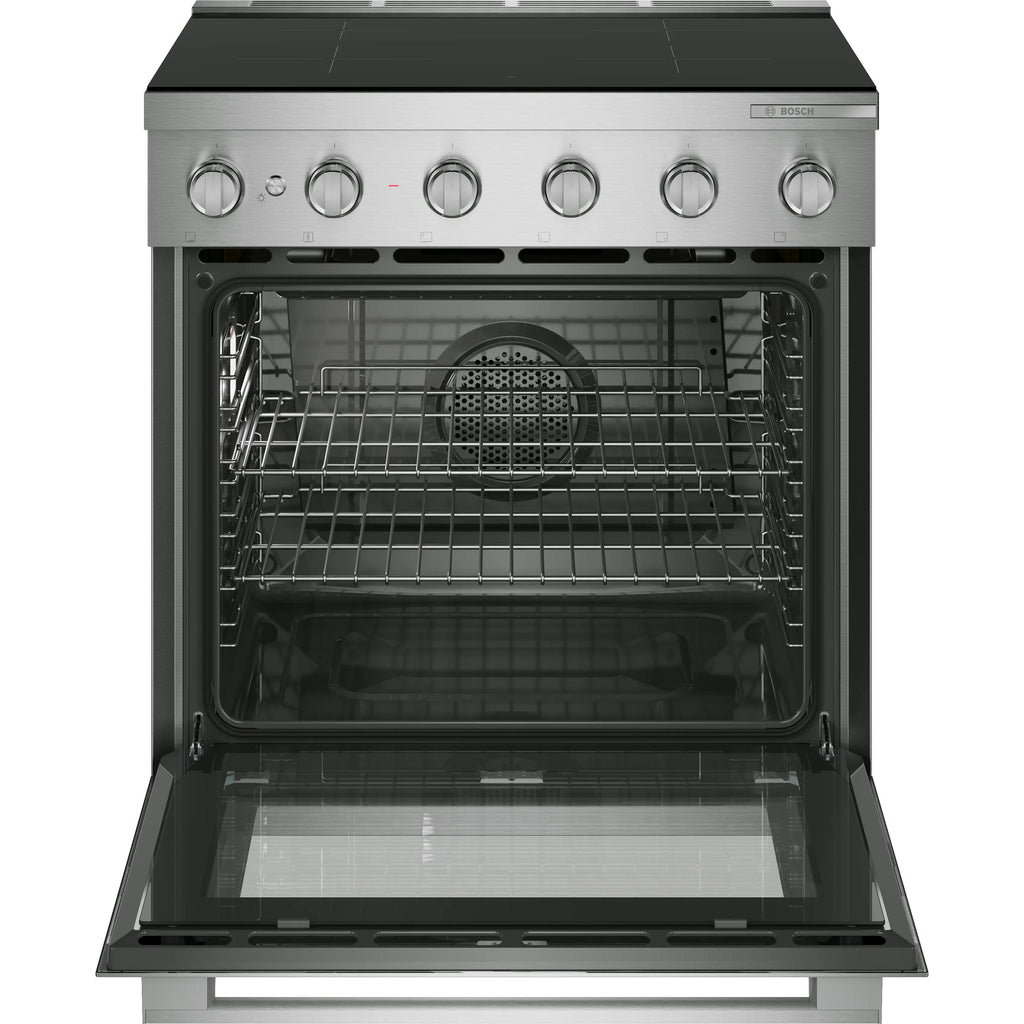  Bosch 500 Series 30-inch Freestanding Induction Range with 4 Elements HIS5057C IMAGE 2
