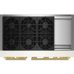 KitchenAid 48-inch. 6.3 cu. ft. Freestanding Commercial-Style Dual-Fuel Range with Griddle KFDD948SPL IMAGE 7