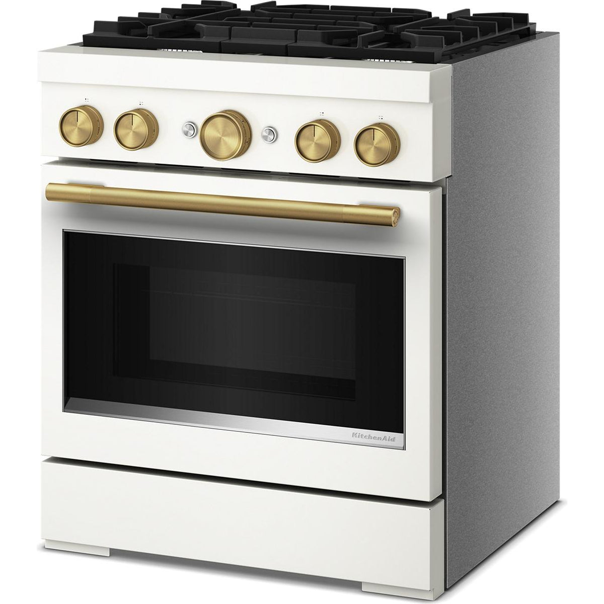  KitchenAid 30-inch, 4.1 cu. ft. Freestanding Commercial-Style Dual-Fuel Range KFDS930SPL IMAGE 3