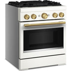  KitchenAid 30-inch, 4.1 cu. ft. Freestanding Commercial-Style Dual-Fuel Range KFDS930SPL IMAGE 4