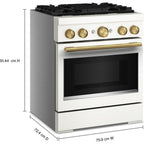  KitchenAid 30-inch, 4.1 cu. ft. Freestanding Commercial-Style Dual-Fuel Range KFDS930SPL IMAGE 8