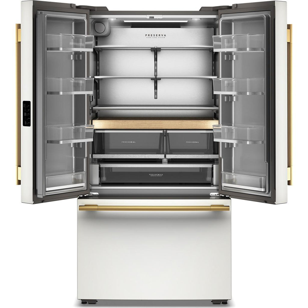  KitchenAid 36-inch, 24 cu. ft. Counter-Dept French 3-Door Refrigerator with Internal Water Dispenser and Ice Maker KRFC236SPL IMAGE 2