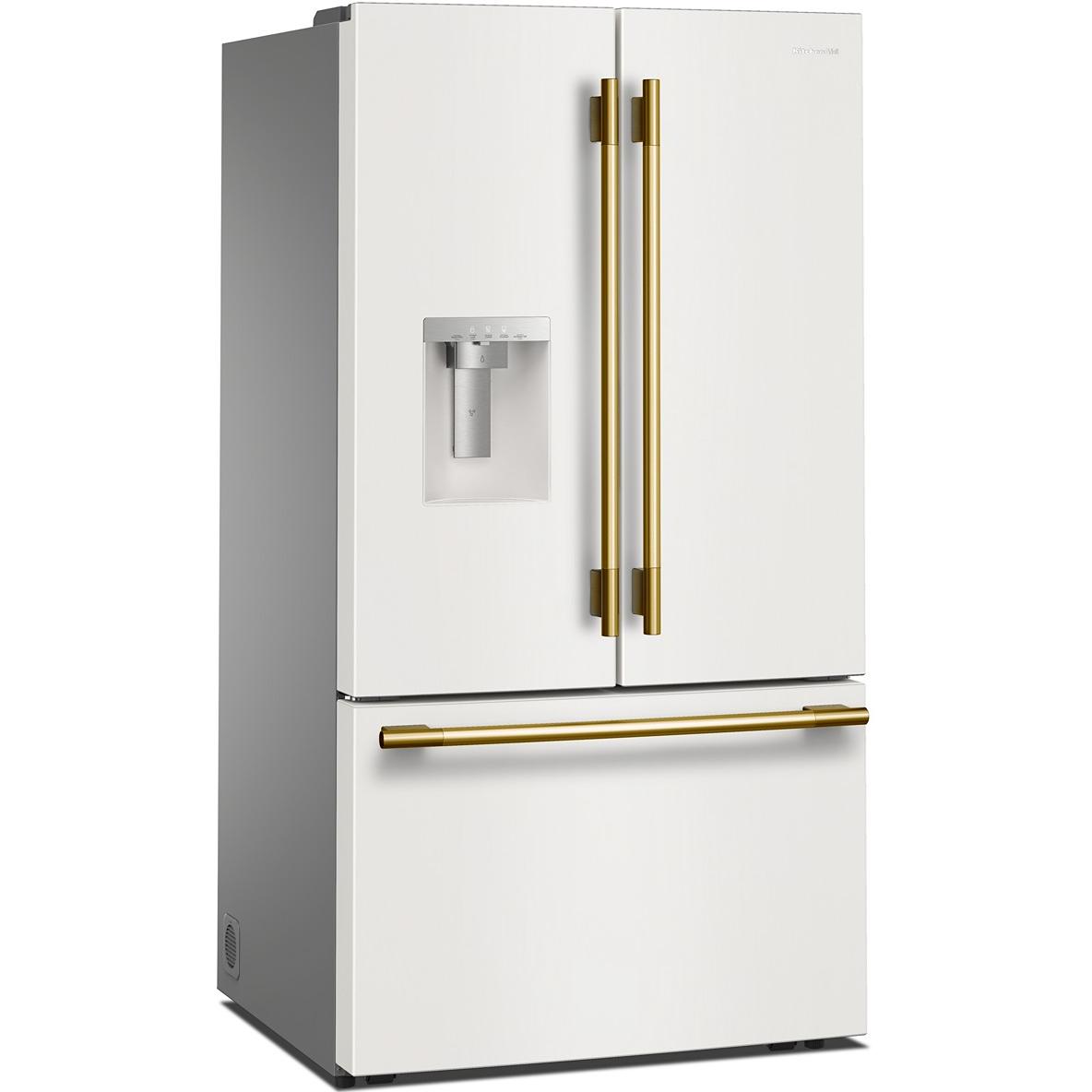  KitchenAid 36-inch, 30 cu. ft. French 3-Door Refrigerator with Water and Ice Dispensing System KRFF436SPL IMAGE 4
