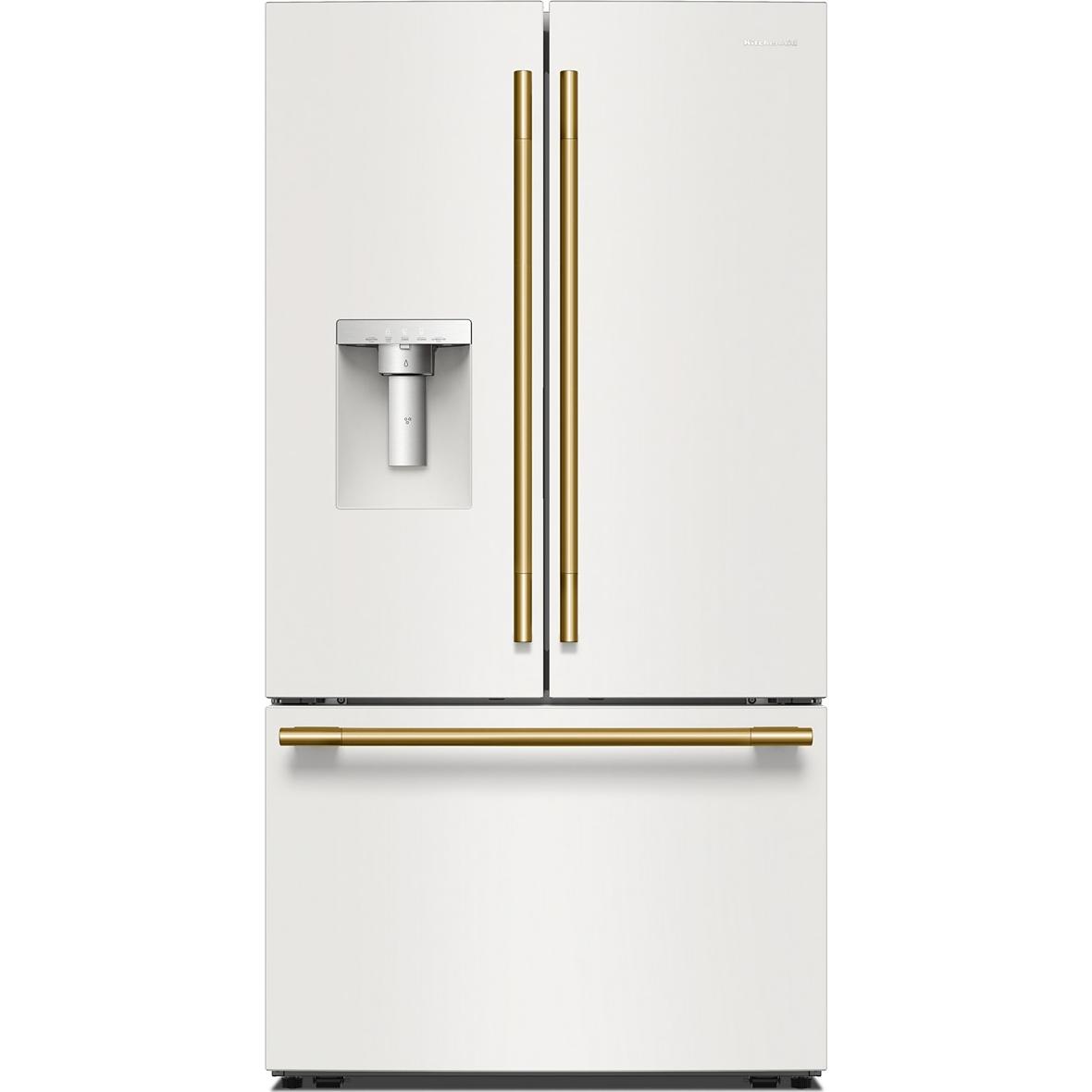  KitchenAid 36-inch, 30 cu. ft. French 3-Door Refrigerator with Water and Ice Dispensing System KRFF436SPL IMAGE 6